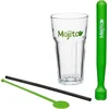 Image de Secret de Gourmet Set de verres à Mojito en verre transparent 15cm x 8cm