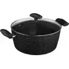 Image de 5five Simply Smart Casserole Caractere avec couvercle, marmite, aluminium, plastique, verre, noir, 28 cm, 111009