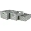 Image de 5five Simply Smart - Paniers De Rangement - Gris - Lot De 4 Corbeilles De Rangement - Livraison Gratuite