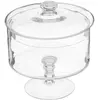 Image de 5five Simply Smart Bonbonnière Gateaux sur pied, boîte à biscuits, verre, transparent, 1.8 L, 115632