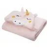 Image de Plaid Enfant Licorne Rose 100x140cm Atmosphera Créateur D'Intérieur