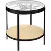 Image de Atmosphera - Table D Appoint Horloge Noir D51cm Créateur D'Intérieur