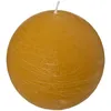 Image de Bougie Boule Rustique Jaune 445g Atmosphera Créateur D'Intérieur
