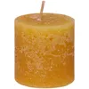 Image de Lot De 4 Bougies Rustiques Jaune 60g Atmosphera Créateur D'Intérieur