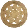 Image de Atmosphera - Tapis Ajouré Esra Jute D80cm Créateur D'Intérieur