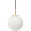Image de Suspension ronde DRIS, sphère blanche, Ø 20 cm