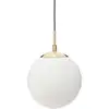 Image de Suspension En Métal Doré Sphere Dris De 20 Cm   Lampe Suspendue Élégante Pour La Décoration Intérieure Par Atmosphera Créateur D'Intérieur