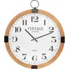 Image de Horloge murale vintage silencieuse, Horloge de cuisine et de salon, Diamètre 38 cm