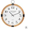 Image de Horloge Gousset Marron En Bois De 38 Cm Atmosphera Créateur D'Intérieur Élégant Et Vintage