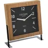 Image de Atmosphera Créateur d'intérieur Horloge de table Micah Plateau MDF métal brun noir blanc 23 cm x 20 cm x 8 cm
