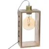 Image de Lampe Bois Rectangulaire E27