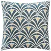 Image de Atmosphera - Housse De Coussin Chiara Chenille Bleu 40x40cm Créateur D'Intérieur