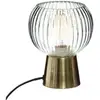 Image de Atmosphera - Lampe A Poser En Verre Et Métal - E27 - 25 W - H. 19,5 Cm - Doré