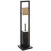 Image de 5five Simply Smart - Ensemble Dérouleur Et Brosse Wc Noir 20x80 Cm