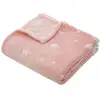 Image de Plaid Enfant Rose Clair 125x150cm Atmosphera Créateur D'Intérieur