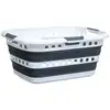 Image de 5five Simply Smart - Corbeille À Linge Pliable 45l Hugger Gris Et Blanc - 5five