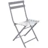 Image de Hesperide - Chaise De Jardin Pliante Greensboro Gris Quartz En Acier Traité Époxy - Hespéride
