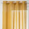 Image de Voilage Jaune Moutarde 140x240cm Atmosphera Créateur D'Intérieur