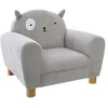 Image de Fauteuil Pour Enfant Gris Avec Oreilles De Chat, Design Mignon Et Confortable Atmosphera Pour Chambre D'Enfant, Hauteur 43 Cm