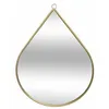 Image de Atmosphera - Miroir En Forme De Goutte - L 28,5 X H 38 Cm - Doré - Livraison Gratuite