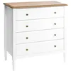 Image de Commode 4 Tiroirs Solen Blanc Atmosphera