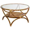 Image de Couchtisch "farah" rattan d90cm - Atmosphera créateur d'intérieur