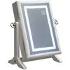 Image de Armoire À Bijoux Led Bettany En Bois Blanc 26x35cm Atmosphera Créateur D'Intérieur