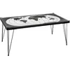 Image de Atmosphera - Table Basse Design Métal Mappemonde