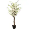 Image de Atmosphera - Cerisier Blanc Artificiel Blanc H200cm Créateur D'Intérieur