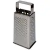 Image de Râpe En Inox 4 Faces, Multifonctionnelle, Hauteur 24 Cm, Dimensions 8 X 10 X 24 Cm, Idéale Pour Cuisine Professionnelle Et Domestique