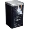 Image de Sucrier, 1,5 kg, métal, noir