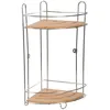 Image de 5five Venterra Étagère Douche Marron Bambou Métal