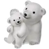 Image de Statue Décorative En Résine De Deux Ours Polaires Debout   Figurine Mama Ours Avec Ourson De 30 Cm, Atmosphera Créateur D'Intérieur