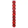 Image de Ose - Boules De Sapin De Noël Or, Argent, Rouge Ou Blanc - X9 - - Rouge