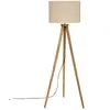 Image de Lampadaire sur pied Olga beige/naturel