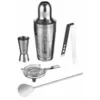 Image de Secret De Gourmet - Coffret Fabrication De Cocktail - 5 Pièces - Acier Inoxydable - Livraison Gratuite