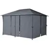 Image de Hesperide - Rideaux Pour Tonnelle Santorini Et Thira Ardoise 4x3m En Polyester - Hespéride