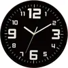 Image de Horloge Murale Noire Design Moderne Minimaliste - Five Simply Smart