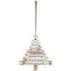 Image de Décoration En Bois Pour Sapin De Noël Pancarte