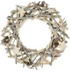 Image de Homemaison - Couronne De Noël En Bois Avec Branches Et Déco Terre Sauvage - Feeric Christmas