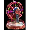 Image de Fééric Lights And Christmas - Carrousel Musical De Noël Avec 24 Led Alimentés Par Piles   Lumières Féériques Et Décorations De Village De Noël