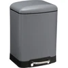 Image de Poubelle à pédale en métal 6 l « Ariane » gris anthracite - 5 five simply smart