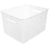 Image de Panier En Plastique 19l Folk Blanc - 5five