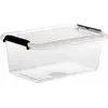 Image de 5five Simply Smart Boîte de rangement Clip N Box, boîte, plastique PP, transparent, 4,5 litres, 138835