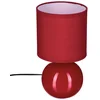 Image de Lampe de nuit blanche Boule, éclairage décoratif avec abat-jour et socle en céramique E14