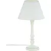 Image de Lampe de chevet Leo en bois blanc 36cm