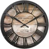 Image de Horloge murale vintage marron 39 cm