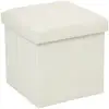 Image de Atmosphera - Pouf Pliant Lysandre Beige Créateur D'Intérieur