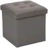 Image de Atmosphera - Pouf Pliant Lysandre Gris Créateur D'Intérieur