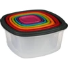 Image de 5five Simply Smart Set de boîtes de conservation 7 pièces, plastique PP, multicolore, 120392